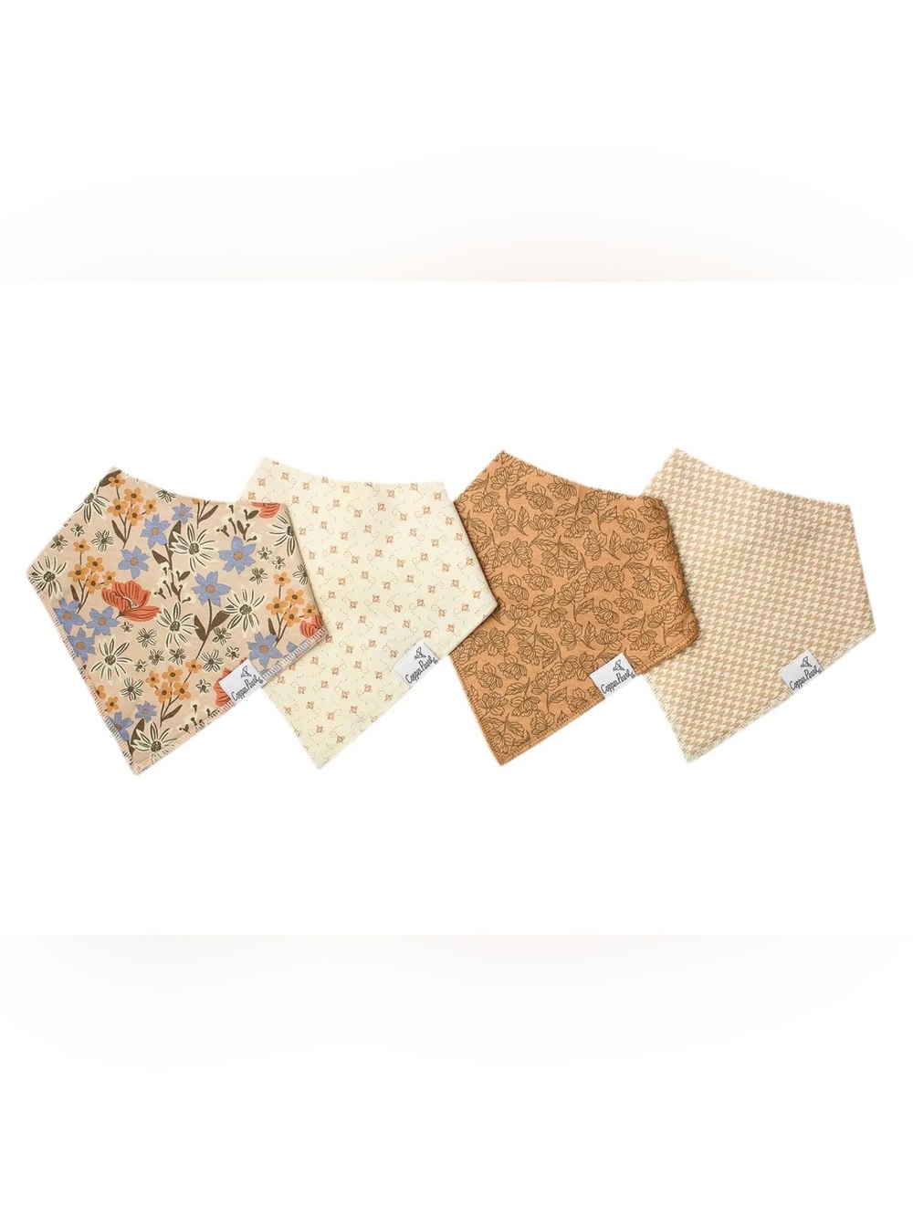 Copper Pearl Girl Bandana Bib Set of 4 🌼 NWT